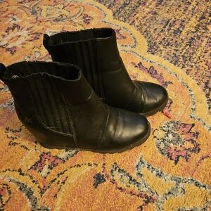 Blowfish wedge moto boots